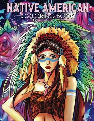 Native American Coloring Book: Explore the Richness of Indigenous American Culture with 30 Exquisite Native Indian Portrait Coloring Pages | Artwork for Adult Relaxation and Celebration of Heritage