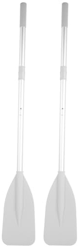 Paddel-Set aus Aluminiumlegierung für Schlauchboot, Beiboot, Wassersport, 2-teilige Stange für Kajak und Fischerboot