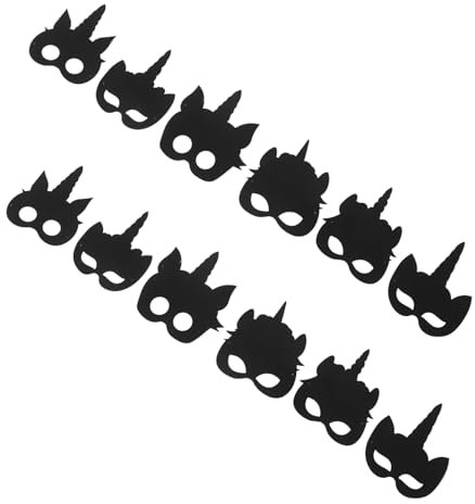 UPKOCH 1satz Scratch Paper Mask Für Kreative Bastelmasken Für Halloween Geburtstagsfeiern Und Festlichkeiten Sicher Und Geruchsneutral Fördert Die Kreativität