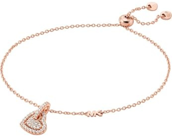 Michael Kors Damenarmband aus rosévergoldetem Halbedelstein mit Schiebeverschluss