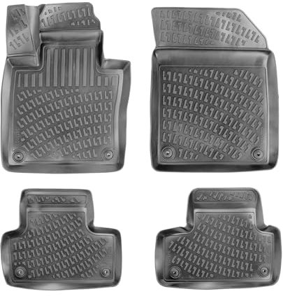 fussmattenprofi.com 3D Gummimatten Set passend für Volvo XC-60 Plug In HYBRID Baujahr ab 2022 | Extra Hoher 5cm Rand Allwetter Auto Fussmatten I TPE Geruchlos rutschfest Fußmatten Zubehör