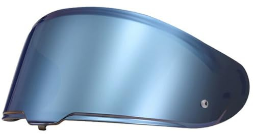 LS2, Visiera per casco moto FF807 CHALLENGER II / FF817 DRAGON, Blu Iridio