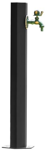 YCCYHQ Fontana da Giardino, Colonna Acqua Giardino, Rubinetto da Esterno per Esterni Montato a Pavimento per Irrigazione del Irrigazione per Autolavaggio(17x86 cm/7x34 in)