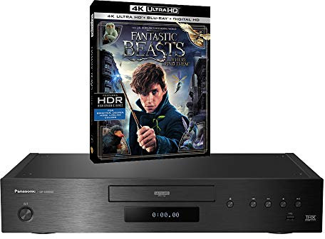 MULTIREGION Blu-ray Player Compatible with Panasonic DP-UB9000 MultiRegion Blu-ray Region A, B & C - DVD Regions 1-8 - Bundle Including Fantastic Beasts 4K UHD Disc