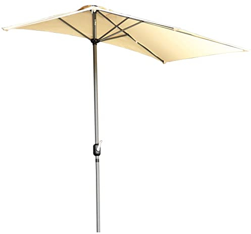 GLETSF Parasol De Jardin Robuste, Grand Parasol Rectangulaire, Résistant Au Vent Et Imperméable, pour La Plage, La Piscine Et La Terrasse