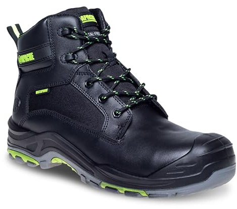 Apache Dakota Men's Safety Boot | Size 10 UK | Waterproof and Breathable | Non Metallic Toe Cap and Midsole Protection | Heat Resistant | PU Comfort Insole