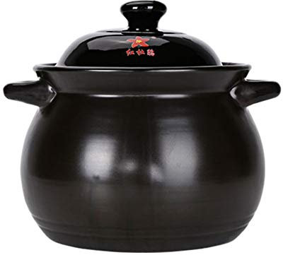 Große Kapazität Oval Pfanne,Ideal Für Schmoren Langsames Kochen Langsames Simmern,Non Stick Kasserolle Mit Deckel Schwarz 3.3l