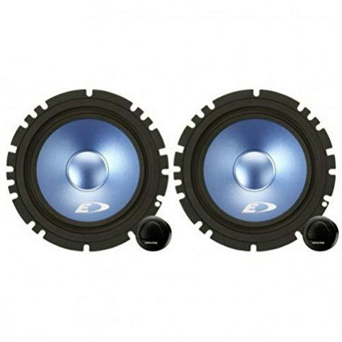 KIT SET PER ALPINE SXE-17CS a 2 vie da 6,5 16,50 cm 165 mm di diametro 45 watt rms 280 watt max 2 woofer 2 tweeter 4 ohm auto, a coppia