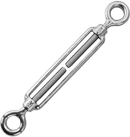 Spannschlösser (Auge/Auge) M12 aus Edelstahl A4 (20 Stück) | ähnl. DIN 1480 - Spannschrauben - Seilspanner von MESAROS®