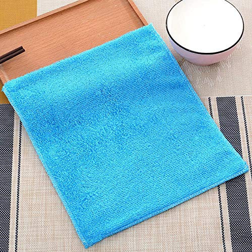 Serviette de nettoyage en fibre de bambou anti-adhésive pour la fête des mères