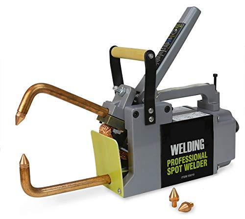 Stark USA 220V Portable Electric Spot Welder 1/8 Handheld Welding Tip Gun Metal Sheet, Spot Welding Machine for Carbon Steel & Aluminum Sheet