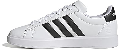 adidas Uomo Grand Court 2.0 Shoes, Cloud White Core Black Cloud White, 44 EU