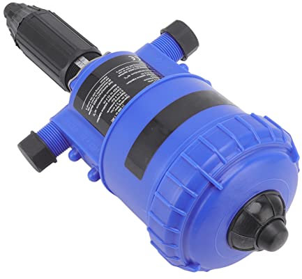 Vomeko G3/4 Seringue d'engrais Injecteur d'engrais Compteur de Liquide Chimique avec Pompe doseuse réglable de 0,1 à 0,9% et Filetage Externe pour des Applications précises.