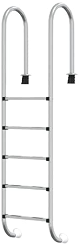 vidaXL Escalera para Piscina Acero Inoxidable 304 54x38x211 cm