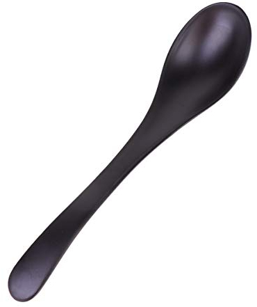 Lot de 6 cuillères à soupe asiatiques japonaises coréennes pour bar à café, riz Pho Ramen Nouilles Cuillère à soupe chinoise Won Ton Cuillère à soupe pour la maison, la cuisine, le restaurant, le