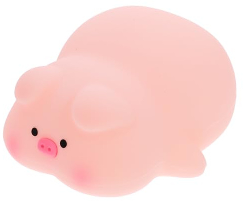 UKCOCO Luce Notturna Bambini: Luce Notturna a Forma di Maiale per Bambini Silicone Lampada Notturna con Sensore Tattile Dimmerabile e Ricaricabile per Cameretta Bambina