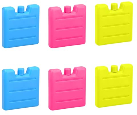TaimeiMao Kleine Kühlakkus,Kühlakkus für Kühltasche,Kühl-Elemente,Kühlakku,Mini Kühl-Akku,für Brotdose Lunchbox,Schule, Picknick,Camping (farbig)