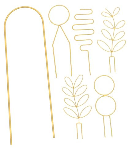 Kisangel Piezas Enrejado para Planta trepadora Enrejado de Escalada de Flores de Plantas Soporte para Plantas en Maceta Jardin Vertical jardín Vertical Plantas de Interior Metal