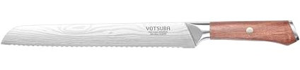 YOTSUBA Scharfes Brotmesser 26cm, Professional Bread Knife mit Hochgekohltem Edelstahl, Brotschneidemesser mit Gezahnter Klinge ist ein Professionelles Brotmesser für die Brotherstellung