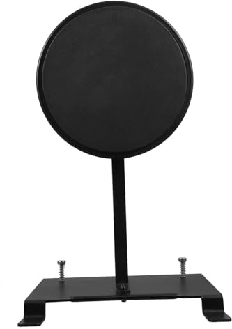 Übungspad für Bassdrum Pedal aus Stahl für Fußkontrolle, Schwarz | Bassdrum Pad für Doppelfußpedal, Tragbar für Tägliches Üben und Training, Passend für Double Bassdrum Setups Zufällige Farbe