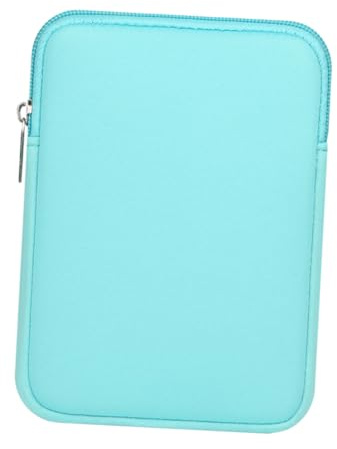 Kisangel Ebook Reader Bag Sleeve Ultrathin Splashproof Protective Case Stylish Cute Sponge E-Reader Carrying Case with Internal Compartment Sky-Blue for Travel and Daily Use