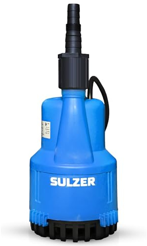 SULZER ABS Robusta 200 Schmutzwasserpumpe bis 9.500 Liter/Stunde max. 6,1m Förderhöhe Flachabsaugung bis 3mm und 10m Kabel Art. 01135066