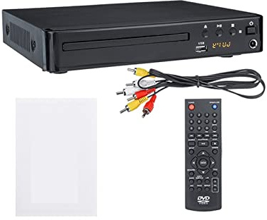 BGAZA HD 1080p avec Un V Support par câble DVD Joueur for la télé Musique 5.1 Entertainment Son Surround USB Film à Domicile Gratuit de Toute région Compatible