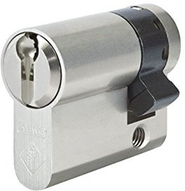 ABUS Vitess 2000 Halbzylinder 60/10 mm | Profilzylinder Schließzylinder Zylinder | mit Bohrschutz & technischem Kopierschutz | Patentschutz bis 2034 | Inklusive 3 Schlüssel | Sicherungskarte