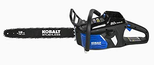 Kobalt 80-volt Max Lithium Ion 18-in Cordless Electric Chainsaw (No Battery and Charger, Tool Only)