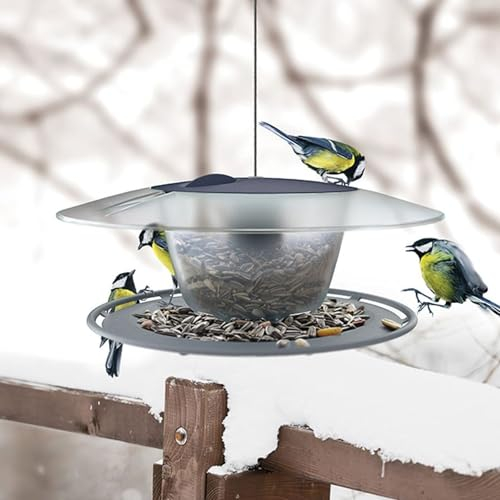 Prosperplast Vogelfutterstation Vogelfutterspender Futterhaus Futterspender Futterstation