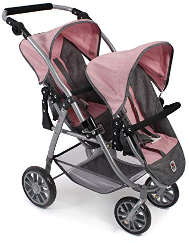 Bayer Chic 2000 689 15, Carrito de muñecas, color rosa, 71 x 47 x 79 cm , color/modelo surtido