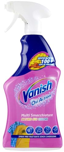 Vanish Oxi Action Smacchiatore Pre-Trattante Spray, 725ml
