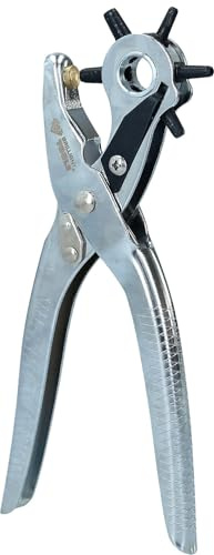 BRILLIANT TOOLS BT066902 Pince revolver emporte - pièce, Ø 2,5 - 3,0 - 3,5 - 4,0 - 4,5 - 5,0 mm [Powered by KS TOOLS]