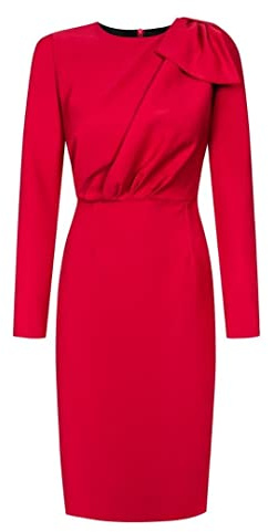 Swing Fashion Damen Bridget | Rot Xl(42) Swing Fashion Damen Kleid Elegant Bleistiftkleid Business Kleider Etuikleider Festliches Kle, Rot, XL EU