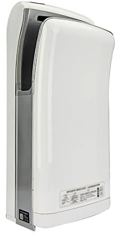 Asciugamani tipo Jet, Asciugamani automatico a induzione da 1800 W con luce LED a vento a doppia faccia ad alta velocità, Asciugamani verticale con filtrazione HEPA, Asciugatura rapida elettrica a par