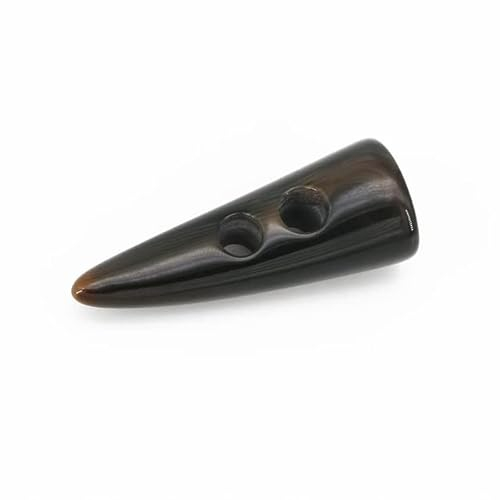 KENID Hornknöpfe aus Kunstharz, 3–5 cm, für Kleidung, Nähen, Kleidung, Basteln, Mantel, Jacke, Tasche, Dekoration, 10 Stück