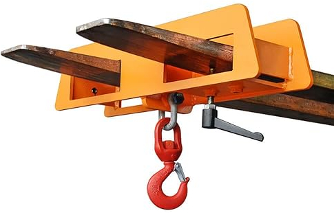 Lasthaken LH-II, Aufnahme mit 2 Gabelzinken - Tragkraft 2.500 kg Lackiert