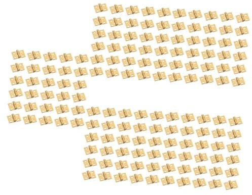 Hemobllo 150stücke Miniatur Scharniere Für Schmuckkästchen Holzprojekte Dekorative Mini-halterungen Retro Stil Installieren Für Kleine Holzkisten