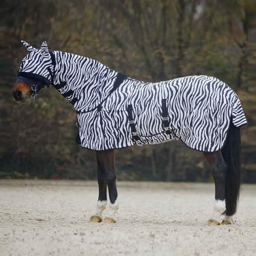 Bow & Arrow Equestrian UV Protection Full Neck Fly Rug with Mask for Horses