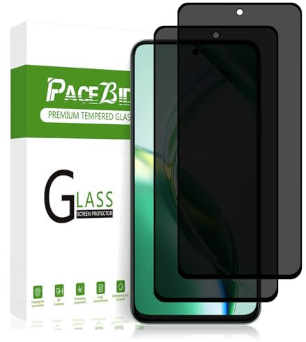 PaceBid Privacy Pellicola Protettiva per Honor 200 Smart 5G, [2 Pezzi] [9H Durezza, Anti-Graffo] Senza Bolle Protettiva Anti Spy Vetro Temperato Schermo Privacy Pellicola per Honor 200 Smart 5G