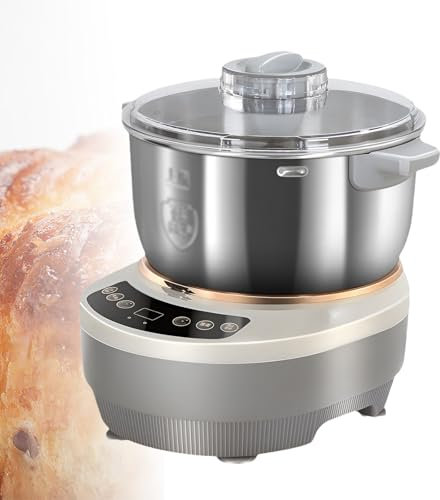 Machine à pâte électrique 5L/7L, étuve de pâte multifonction, machine à pétrir automatique de grande capacité, minuterie et écran tactile, fermentation thermostatique, pour faire du pain 7L