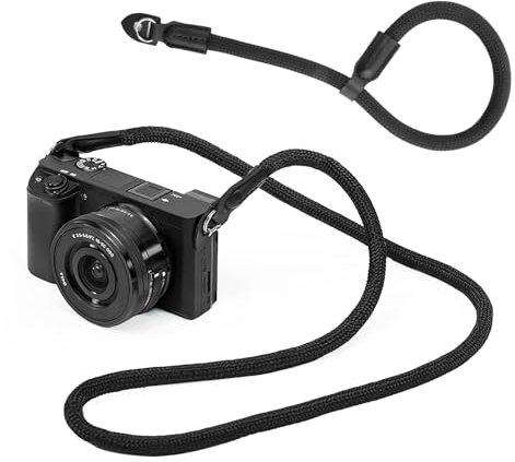 Lot de 2 sangles pour appareil photo, dragonne rapide, sangle réglable, corde d'escalade, bandoulière pour appareil photo reflex numérique Nikon, Canon, Sony, Fuji