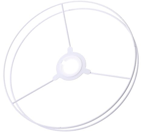 IMIKEYA Lampenschirmrahmenring Aus Eisen Langlebige Metall Halterung Für Selbstgemacht Lampenschirm Vielseitig Für Tisch Und Deckenlampen 35cm Durchmesser