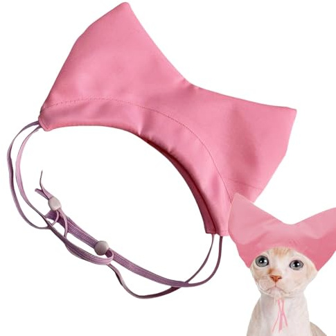 Cuffia da bagno per cani, cuffia da bagno regolabile, copertura per orecchie per cani, in tessuto Oxford, protezione per le orecchie, impermeabile, accessorio per animali domestici per gattini,