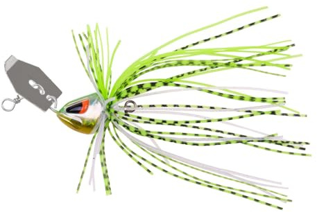 ZECK - Chatter-Rushka Chartreuse Party - Schnellwechsel-Bladed-Jig - Verschiedene Gewichte