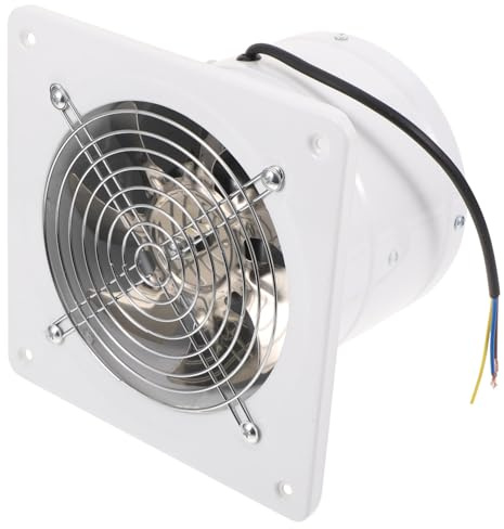 IMIKEYA Ventola aspirante in acciaio inox per cucina e bagno, ventilazione silenziosa e potente ventola di ricambio per finestre, adatto per garage ufficio e ristorante