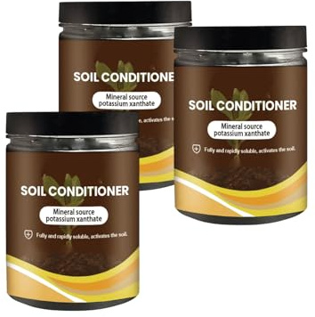 Soil Activator for Plants,Soil pro activator for Plants,Organic Soil Activator & Plant Fertilizer,for Garden Soil,Potting Mix and Seedling Compost, Liquid Fertilizer for Indoor & Outdoor (3pcs)
