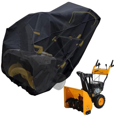 Cubierta para soplador de nieve, 84 x 147,3 x 132 cm, protector impermeable para cortacésped, para quitanieves a prueba de polvo para patio, de soplador de nieve resistentes a la