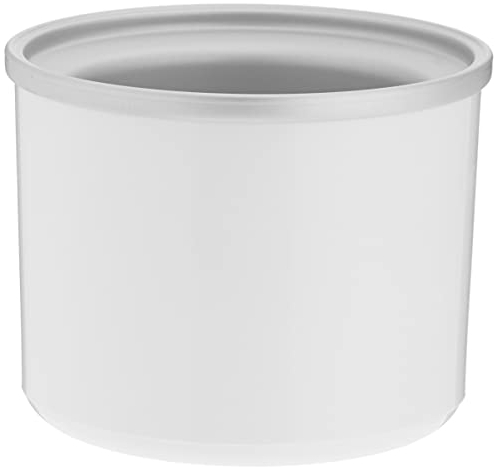 Tiuruku 1.5 Quart Cuisinart RFB 1-1/2-Quart Additional Freezer Bowl, Fits ICE-20/21 Ice Cream Maker, Stainless Steel, Silver