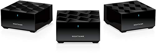 NETGEAR Système WiFi Mesh tri-Band WiFi 6 Orbi (MK63), AX1800, Vitesse jusqu'à 1,8 Gbit/s, Couvre jusqu'à 420m² et Plus de 60 appareils, 1 Base et 1 Satellite, idéal pour Les Murs épais